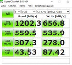 HP ProBook x360 440 G1 - CrystalDiskMark 6 (SSD).