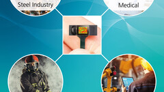 Le minuscule écran OLED couleur de Fraunhofer consomme très peu d'énergie (image : Fraunhofer)