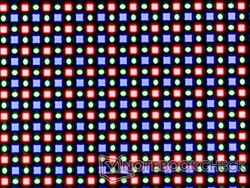 Matrice sous-pixel