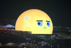 Sphere utilise un Hitachi Vantara NAS pour pousser 400GB/sec pour alimenter l'affichage intérieur de 16k x 16k. (Source : Sphere Entertainment)