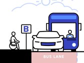 Le métro de Los Angeles met en service des bus intelligents capables de verbaliser automatiquement les voitures garées illégalement et bloquant les lignes de bus (Source : HaydenAI)