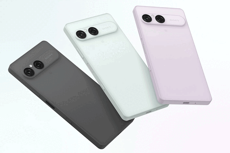 Le Xperia 10 VIII est disponible dans les coloris « blanc givré », « gris givré » et « lilas brumeux ».