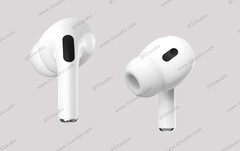 Les AirPods Pro 2 ressemblent à une révision subtile du modèle actuel sortant. (Image source : 52audio)