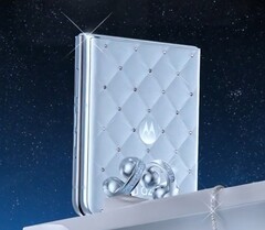 Le Motorola Razr 60 Swarovski Limited Edition peut coûter plus cher que la version standard en raison des cristaux. (Source de l&#039;image : Motorola)