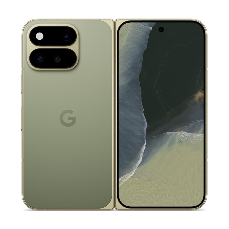 Le Pixel 11 Pro Fold en couleur Olive
