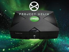 Console Xbox originale avec le logo Project Helix