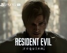 Bannière Resident Evil Requiem avec Leon et logo PS5 Pro