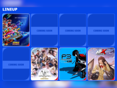 Le programme de SEGA pour le Tokyo Game Show 2025 avec 4 places clairement visibles (source d'image : Sega Atlus TGS Website)