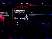 Le prochain Odyssey G9 représentera une énorme amélioration par rapport au modèle actuel. (Source de l'image : AMD)