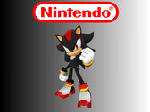 Shadow the Hedgehog sous le logo Nintendo (Source de l'image : Sega, Nintendo of America avec modifications)