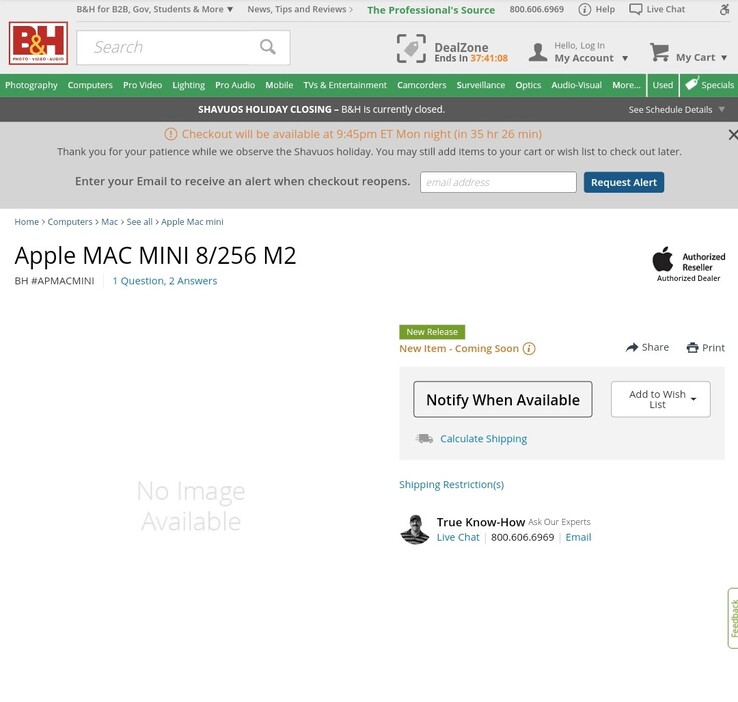 Les Mac Minis pourraient être plus grands que prévu et plus puissants en 2022. (Source : B&amp;H Photo Video)
