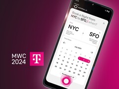 Un rendu de l&#039;interface utilisateur Natural AI fonctionnant sur un T Phone. (Image : Deutsche Telekom)