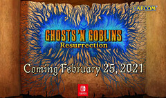 Ghosts &#039;n Goblins va frustrer les joueurs de Nintendo Switch en février 2021. (Image via Capcom)
