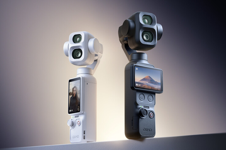 L'Osmo Pocket 4P dans ses deux coloris de lancement.
