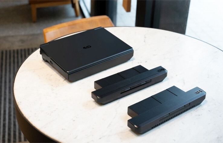 Un seul des modules de refroidissement et des modules de batterie de GPD peut être utilisé à la fois.