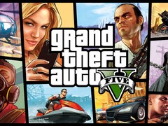 Écran de titre de GTA 5.