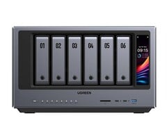 L&#039;iDX6011 Pro est un nouveau NAS puissant doté de fonctions d&#039;intelligence artificielle et d&#039;un écran intégré (Image source : Ugreen)