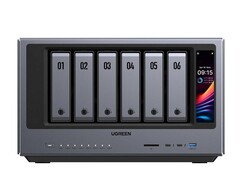 L'iDX6011 Pro est un nouveau NAS puissant doté de fonctions d'intelligence artificielle et d'un écran intégré (Image source : Ugreen)
