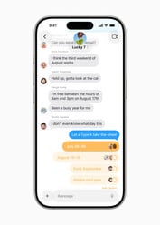 sondages iMessage (source de l'image : Apple)