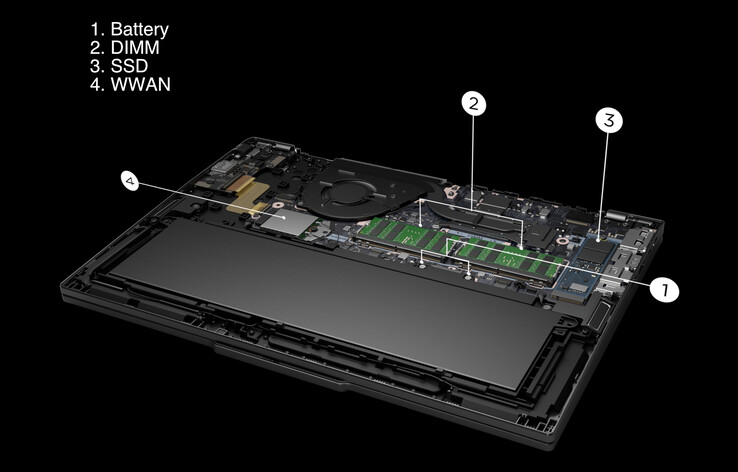 Lenovo affirme que le ThinkPad T16 Gen 3 obtient une note de 9,3/10 dans les tests de réparabilité d'iFixit. (Source de l'image : Lenovo)