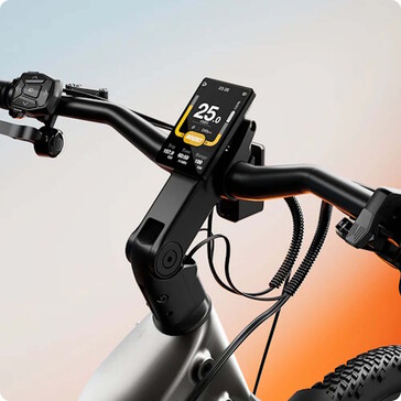 Ce vélo est équipé d'un écran intégré