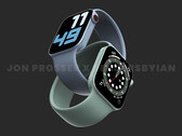 La Apple Watch Series 8 pourrait recevoir un écran plat, entre autres changements d'affichage. (Image source : Jon Prosser &amp; Ian Zelbo)