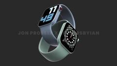 La Apple Watch Series 8 pourrait recevoir un écran plat, entre autres changements d&#039;affichage. (Image source : Jon Prosser &amp;amp; Ian Zelbo)