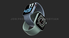 La Apple Watch Series 8 pourrait recevoir un écran plat, entre autres changements d&#039;affichage. (Image source : Jon Prosser &amp;amp; Ian Zelbo)