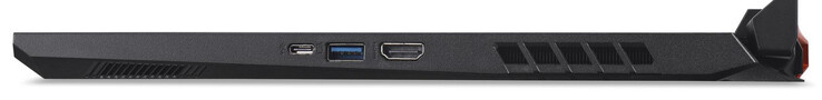 Côté droit : USB 3.2 Gen 2 (Type C), USB 3.2 Gen 2 (Type A), HDMI