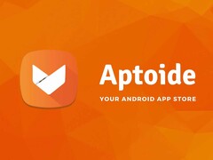 Le logo officiel et l'identité visuelle de la boutique d'applications Android Aptoide.