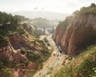 Image tirée de GTA 6, montrant des paysages et un pont. (Source de l'image : Rockstar Games)