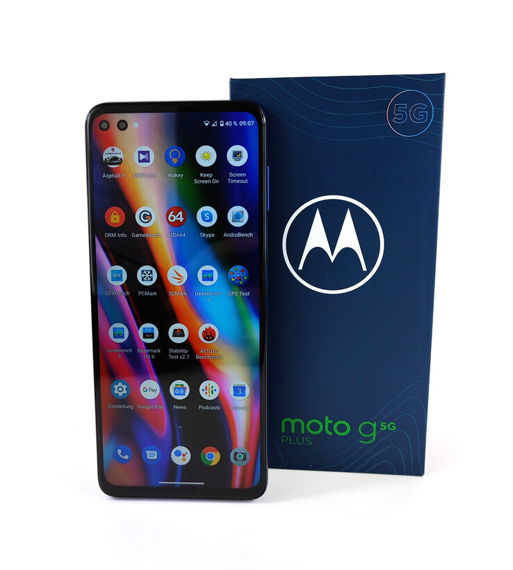 Test du Motorola Moto G 5G Plus.