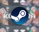 Sur la photo, le logo Steam est flouté au-dessus de la vignette du jeu.