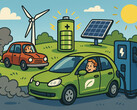 Les moteurs à combustion deviennent obsolètes alors que les nouvelles technologies de batteries révolutionnent la mobilité. (Source de l'image : GPT-image-1)