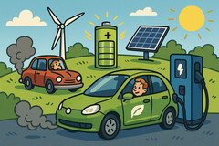 Les moteurs à combustion deviennent obsolètes alors que les nouvelles technologies de batteries révolutionnent la mobilité. (Source de l&#039;image : GPT-image-1)