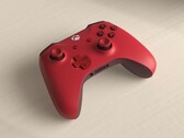 Manette sans fil Xbox rouge. 