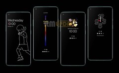 La série OnePlus 8 bénéficie d'une autre de ces nouvelles options AOD. (Source : OnePlus)