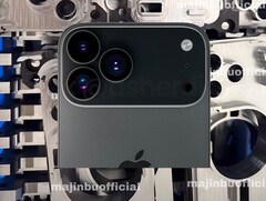 Apple l&#039;iPhone 17 Pro devrait être doté d&#039;un ensemble d&#039;appareils photo inspiré des Pixels. (Source de l&#039;image : @MajinBu, FPT via YouTube)
