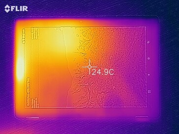 TrekStor Surftab B10 - Relevé thermique - Avant.