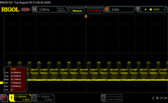 24 kHz PWM (4/10 luminosité)