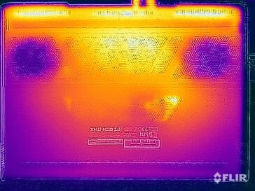 Test de résistance aux températures de surface (en bas)