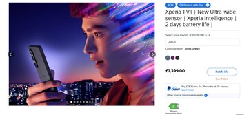En rupture de stock - Sony UK