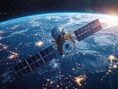 Image générée par l&#039;IA d&#039;un satellite en orbite autour de la Terre. (Source de l&#039;image : Александр Лобач, Adobe Stock)