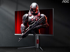 Le nouveau moniteur de jeu coûte environ 223 dollars en Chine. Photo : une photo promotionnelle du 25G4K. (Source de l&#039;image : AOC - édité)