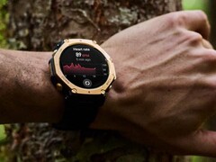 La smartwatch T-Rex 3 Pro Black Gold (48 mm) d'Amazfit (photo) est désormais disponible aux États-Unis. (Source : Amazfit)