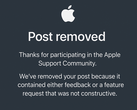 Apple soutien communautaire