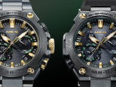 Sur la photo, de gauche à droite : Casio MRG-B2000BG-3AJR et Casio MRG-B2000RG-3AJR (Source de l'image : Casio)