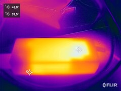 L'alimentation de l'Intel NUC Pro Chassis Element pendant le stress test