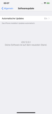 Apple a lancé iOS 12.0.1 durant nos tests.
