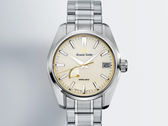 La Grand Seiko SBGA519 sur un fond dégradé.